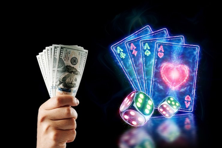 Antarmuka permainan Dream Gaming di sma777 dengan dealer dan meja taruhan